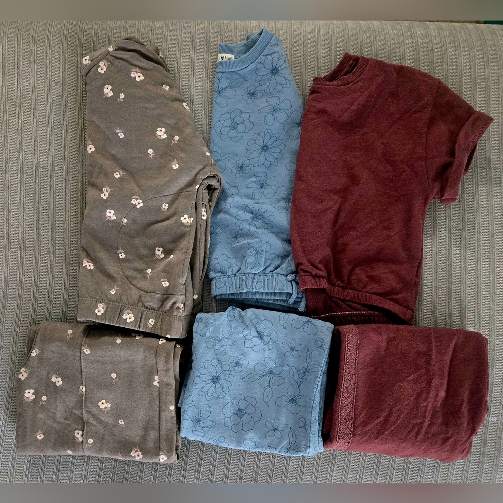 Girl's Wide Leg Sweat Set Bundle